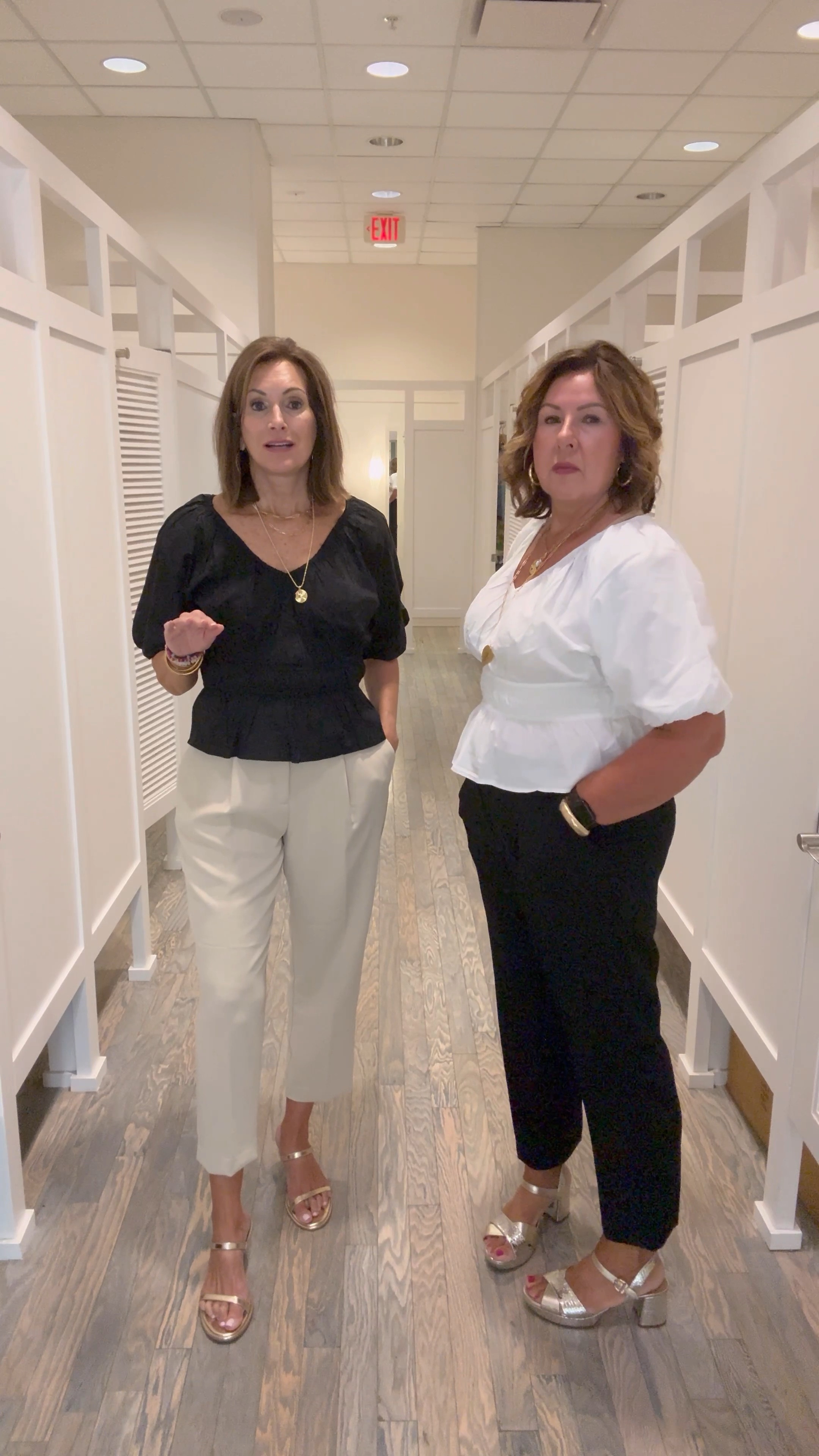 Peplum Tops - M & L
Pants - 8 & 14
Available in petite/regular/tall

Workwear Style
Trouser style


#LTKStyleTip #LTKSaleAlert #LTKVideo