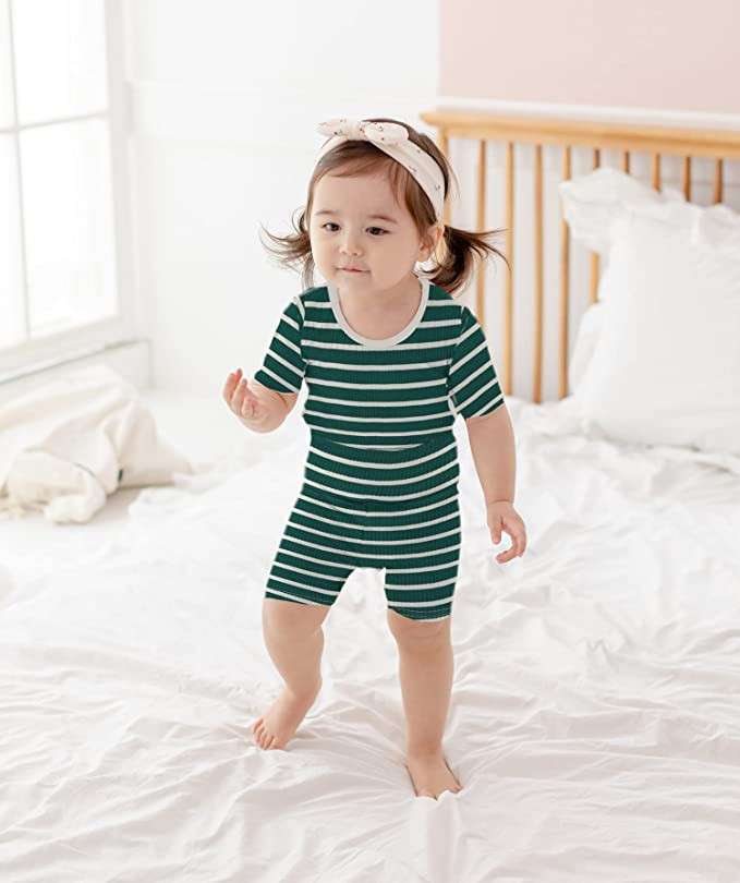 AVAUMA Baby Boys Girls Pajama Set 6M-7T Kids Cute Toddler Snug fit Pjs Cotton Sleepwear | Amazon (US)