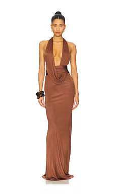 retrofete Payton Dress in Chestnut from Revolve.com | Revolve Clothing (Global)