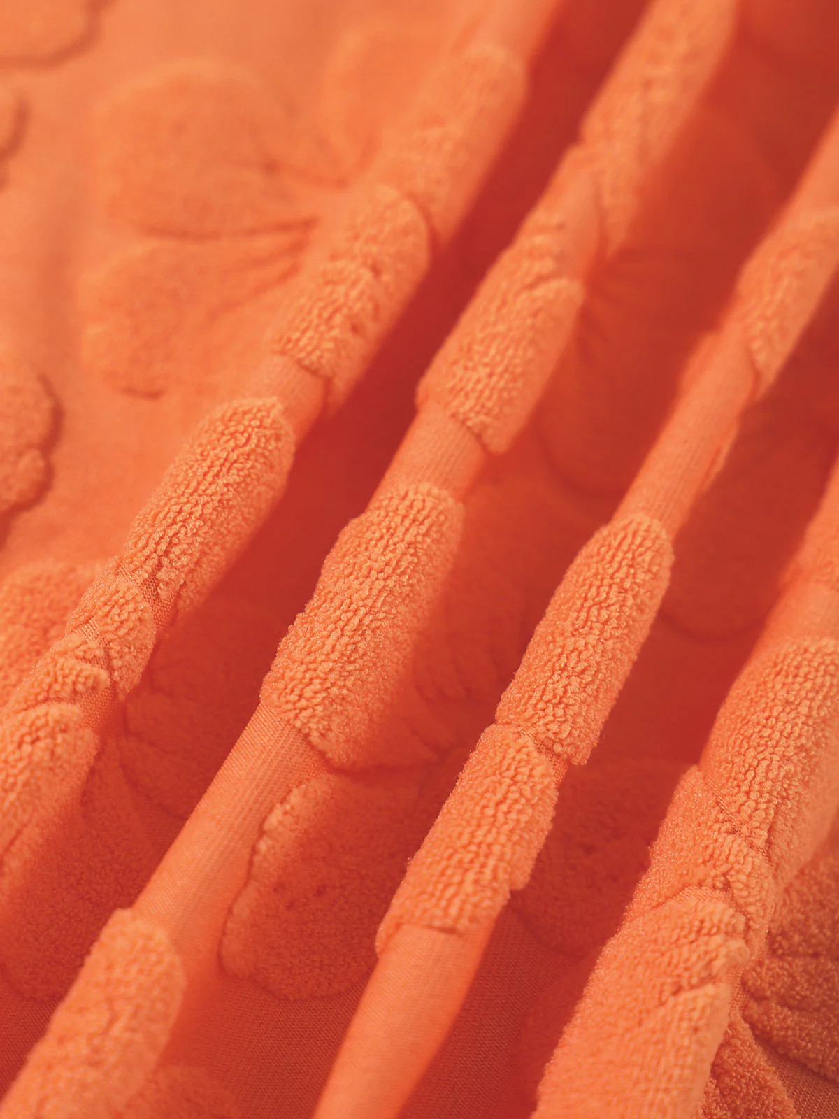 Floral Jacquard High Cut Bikini Bottom & Reviews - Orange - Sustainable Bikinis | BERLOOK | BERLOOK