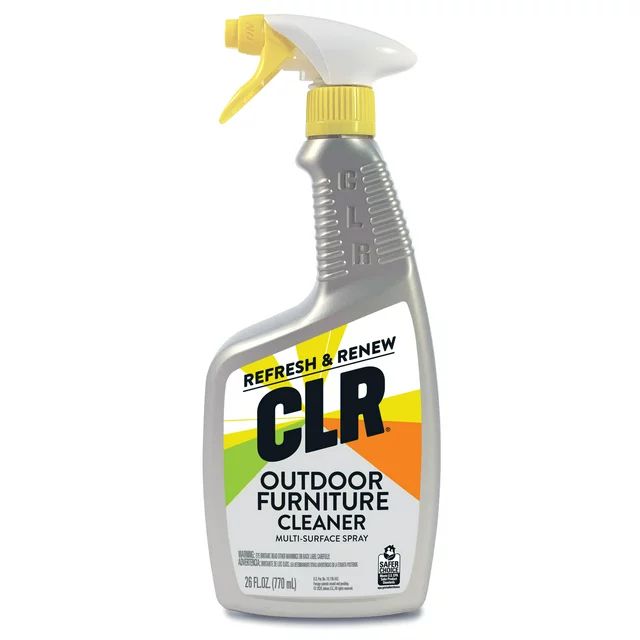 CLR Outdoor Furniture Cleaner, Non-Abrasive with UV Protectants, Biodegradable, 26 fl oz Spray Bo... | Walmart (US)