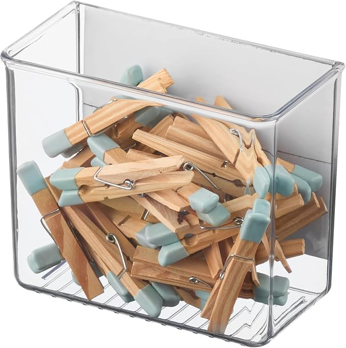 iDesign Magnetic Small Clear Plastic Organizer Bins | Amazon (US)