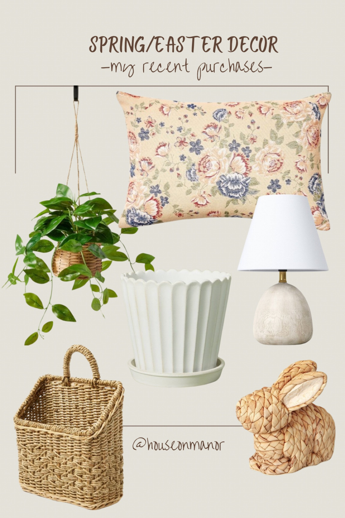 Recent Spring/Easter purchases🩷 

#LTKhome #LTKSeasonal #LTKfindsunder50