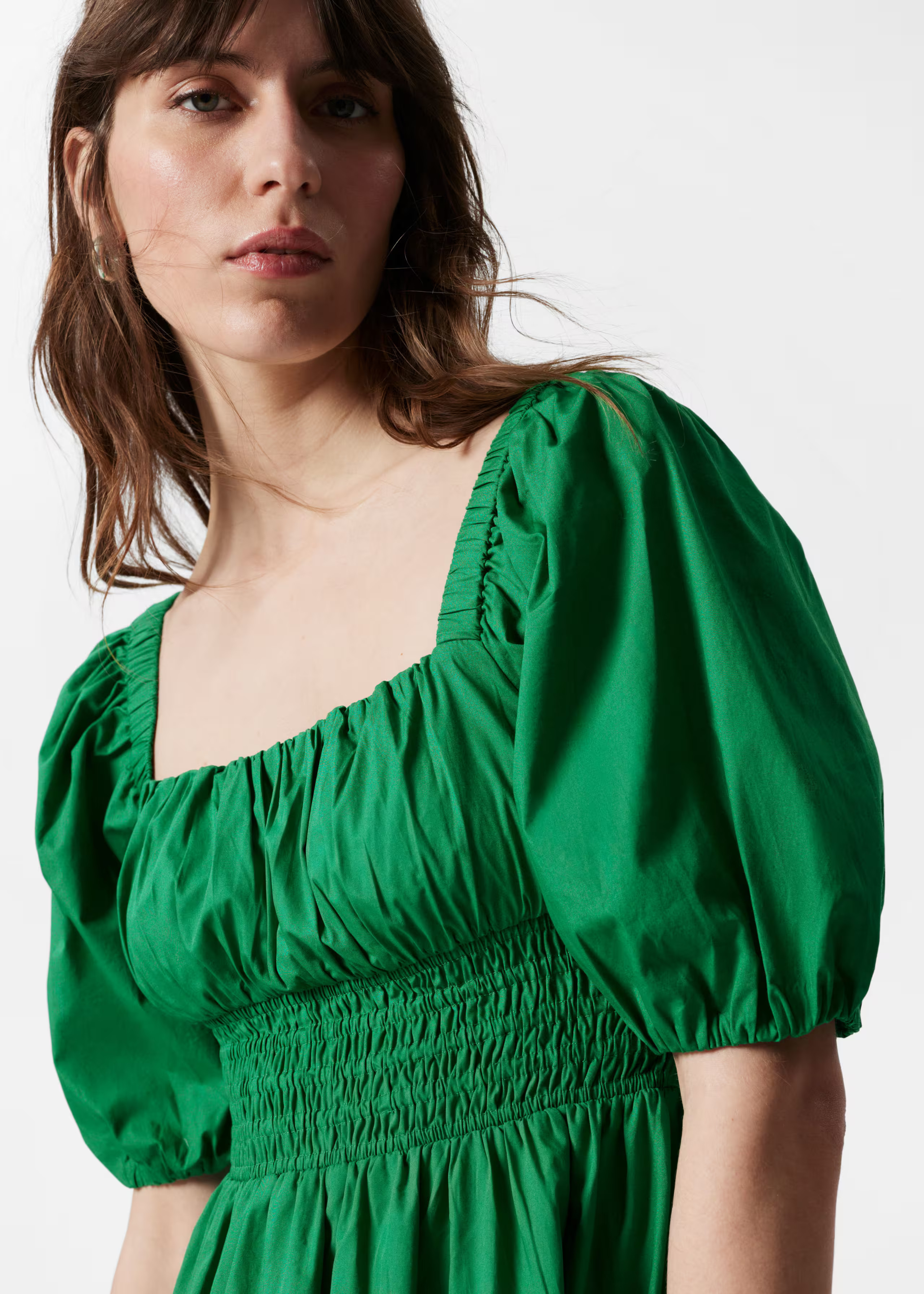 Puff-Sleeve Midi Dress | & Other Stories UK