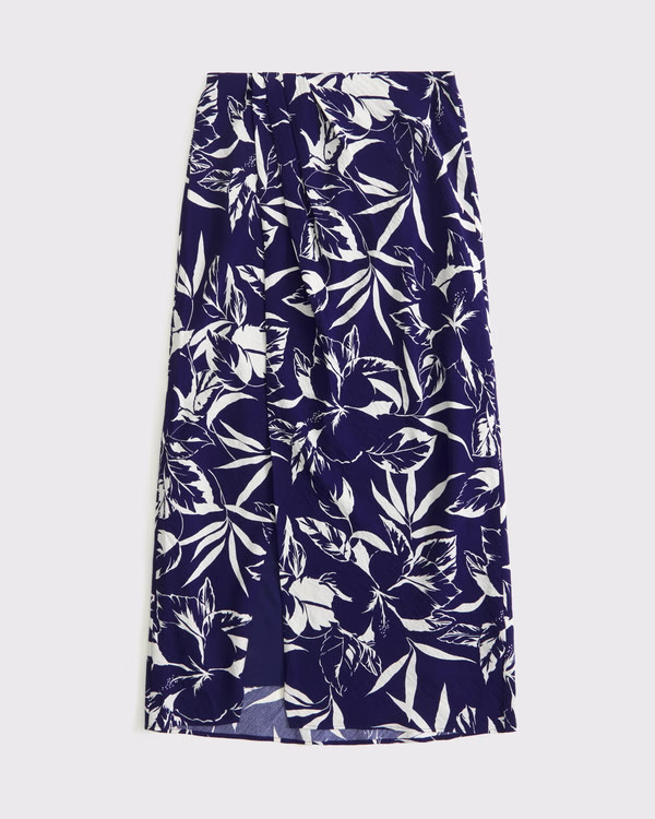 Women's Mid Rise Sarong Maxi Skirt | Women's Bottoms | Abercrombie.com | Abercrombie & Fitch (US)