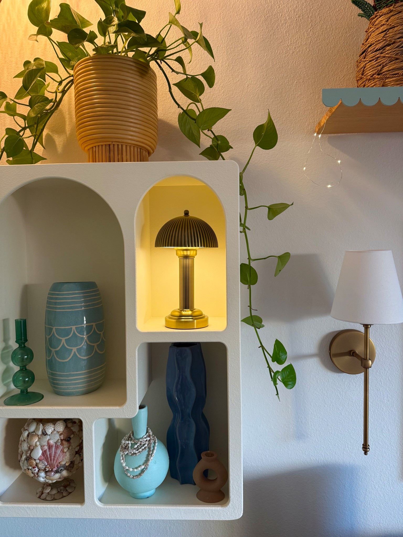 Rechargeable brass lamp on clearance 