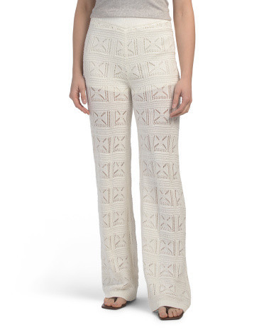 Crochet Pants For Women, Cotton/Polyester/Acrylic | TJ Maxx