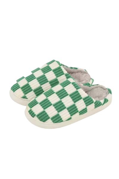 Checkered Slipper | The Styled Collection