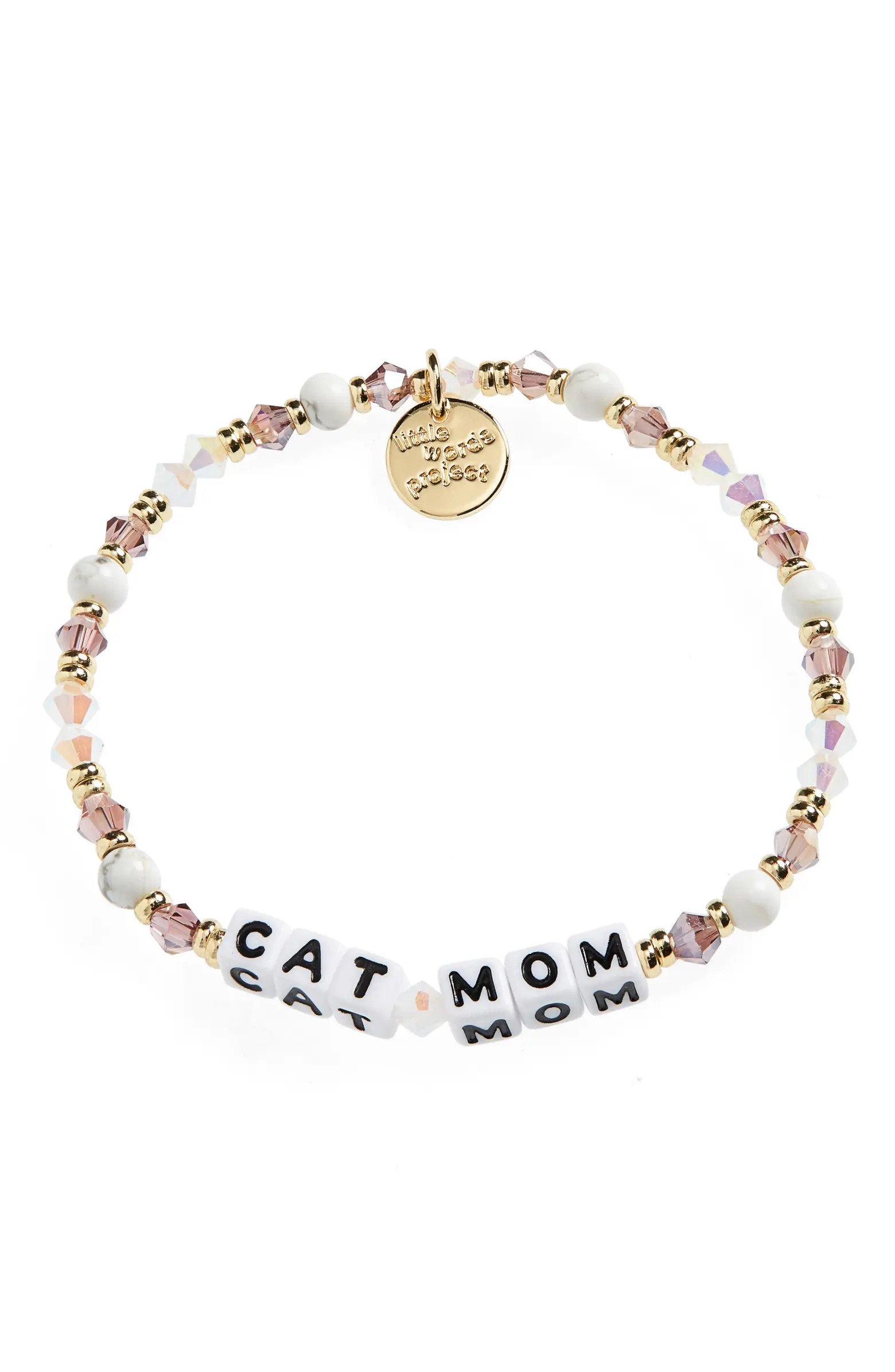 Little Words Project Cat Mom Beaded Stretch Bracelet | Nordstrom | Nordstrom