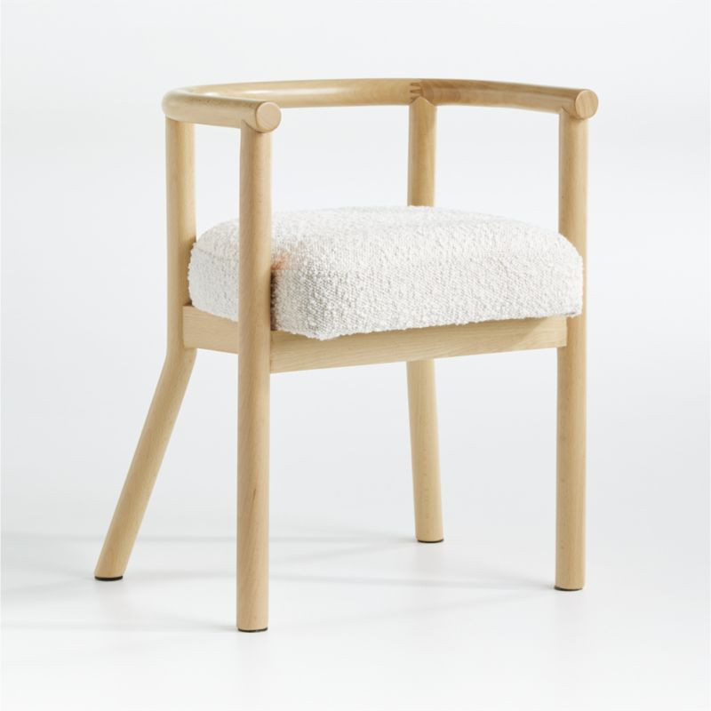 White Horse Upholstered Play Chair | Crate and Barrel | Crate & Barrel