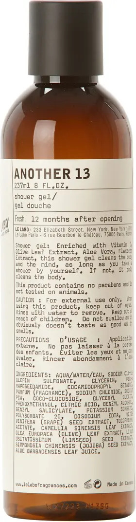 Le Labo AnOther 13 Shower Gel | Nordstrom | Nordstrom