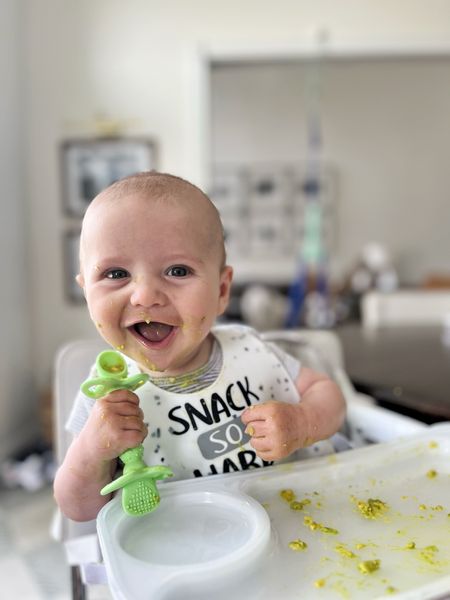 Meal time is important time in our home.

It’s quality time to talk and be together without interruption. 

We started having Kendrick sit in his high chair and play with a toy during dinner. We wanted him to be a part of our meals. He loved it. You could tell he felt like such a big boy. Now we have started to introduce solids and it’s the best. He gets soooooo excited.

Basically every phase is my favorite (minus the not sleeping phase 😂)

Sitting at the table together feels like a dream. So much joy in the simple daily routines of life.

#LTKbaby #LTKfamily