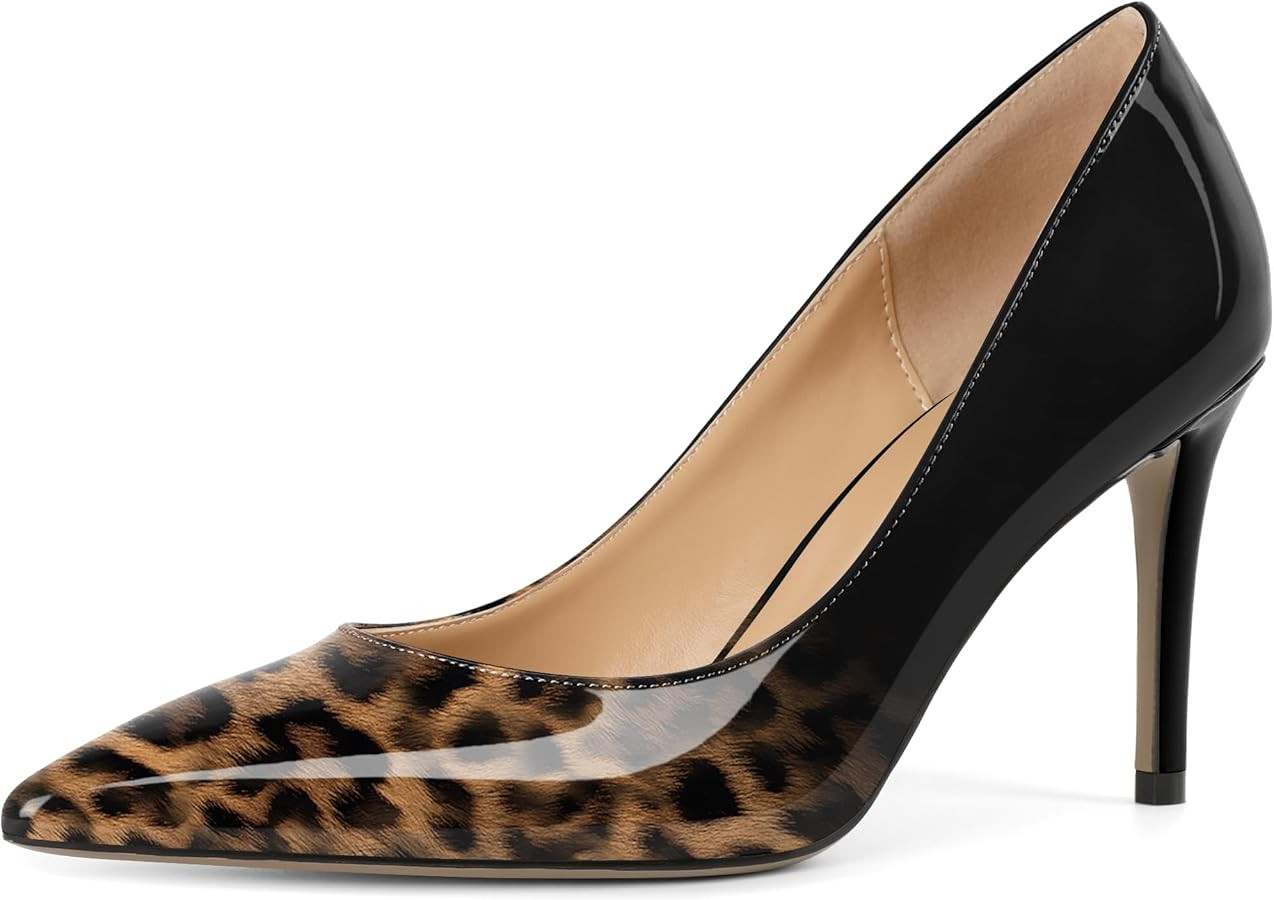 Mettesally Women's Pointed Toe High Heels Gradient Pumps Stiletto Heels Usual Wedding Party Dress... | Amazon (US)