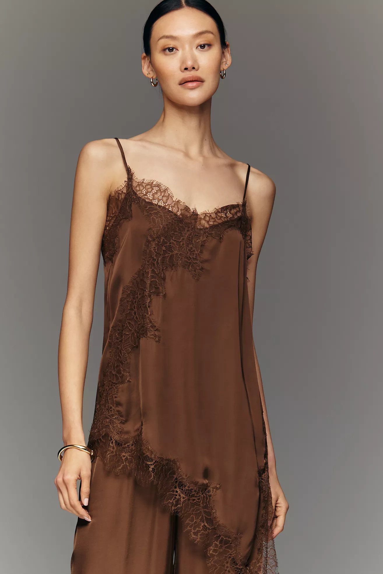 LyreBird Heirloom Lace Asymmetrical Camisole | Anthropologie (US)