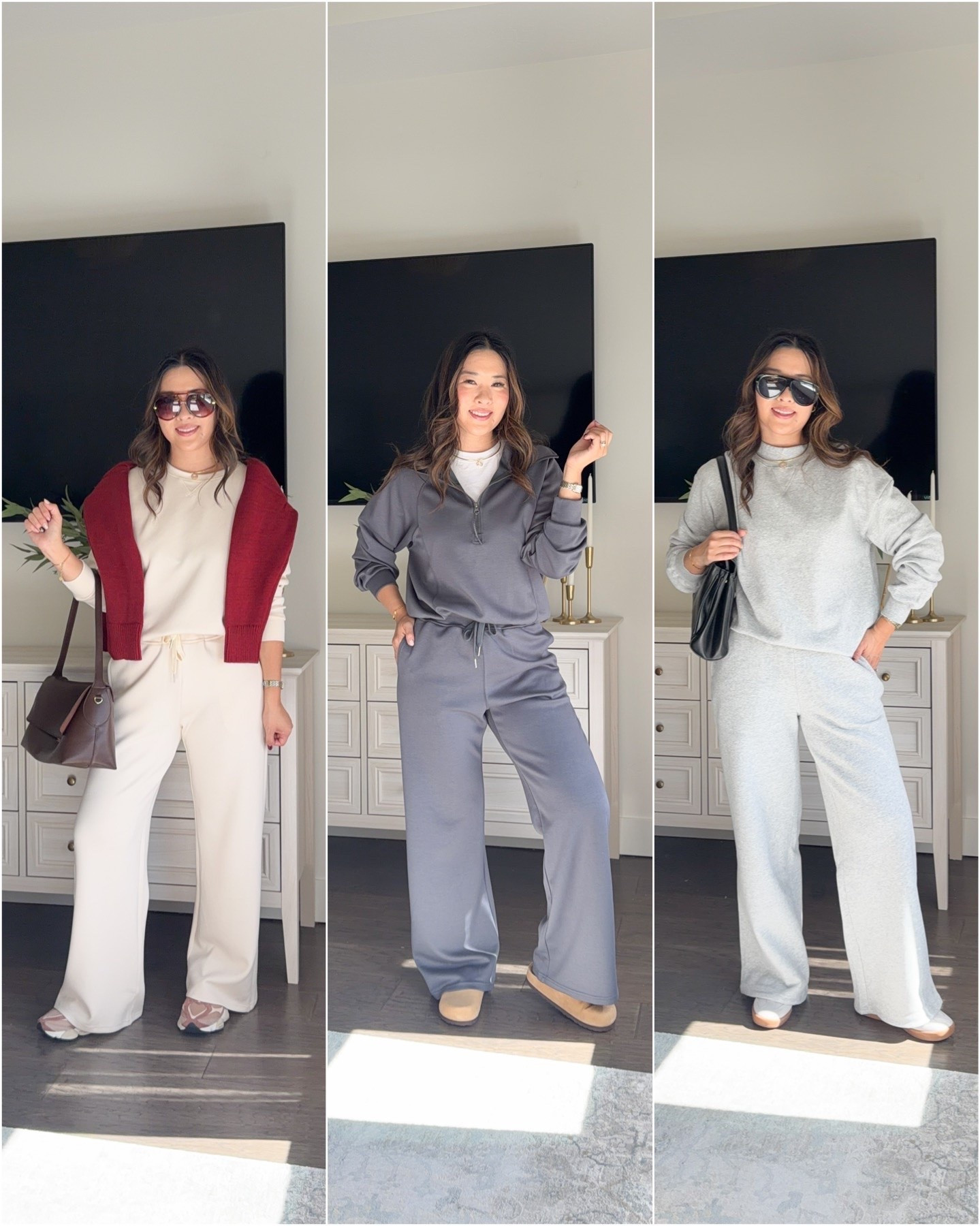 Amazon boujee on a budget matching sets // mom outfit // travel look