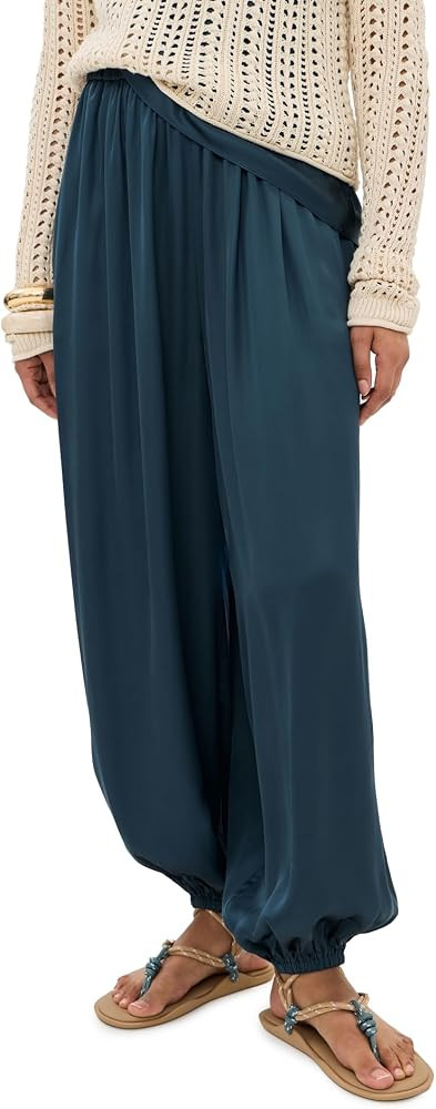 LE BOP Women's Hunter Satin Balloon Pants | Amazon (US)