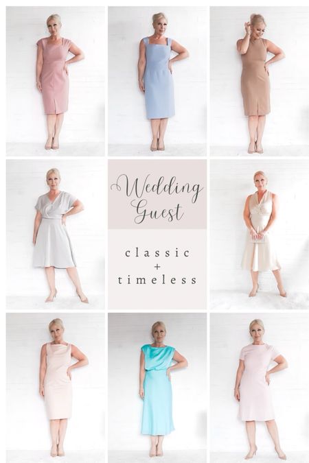 Spring Wedding Guest Dresses for Midlife Women: Classics and Timelesss

#LTKover40 #LTKwedding #LTKSeasonal