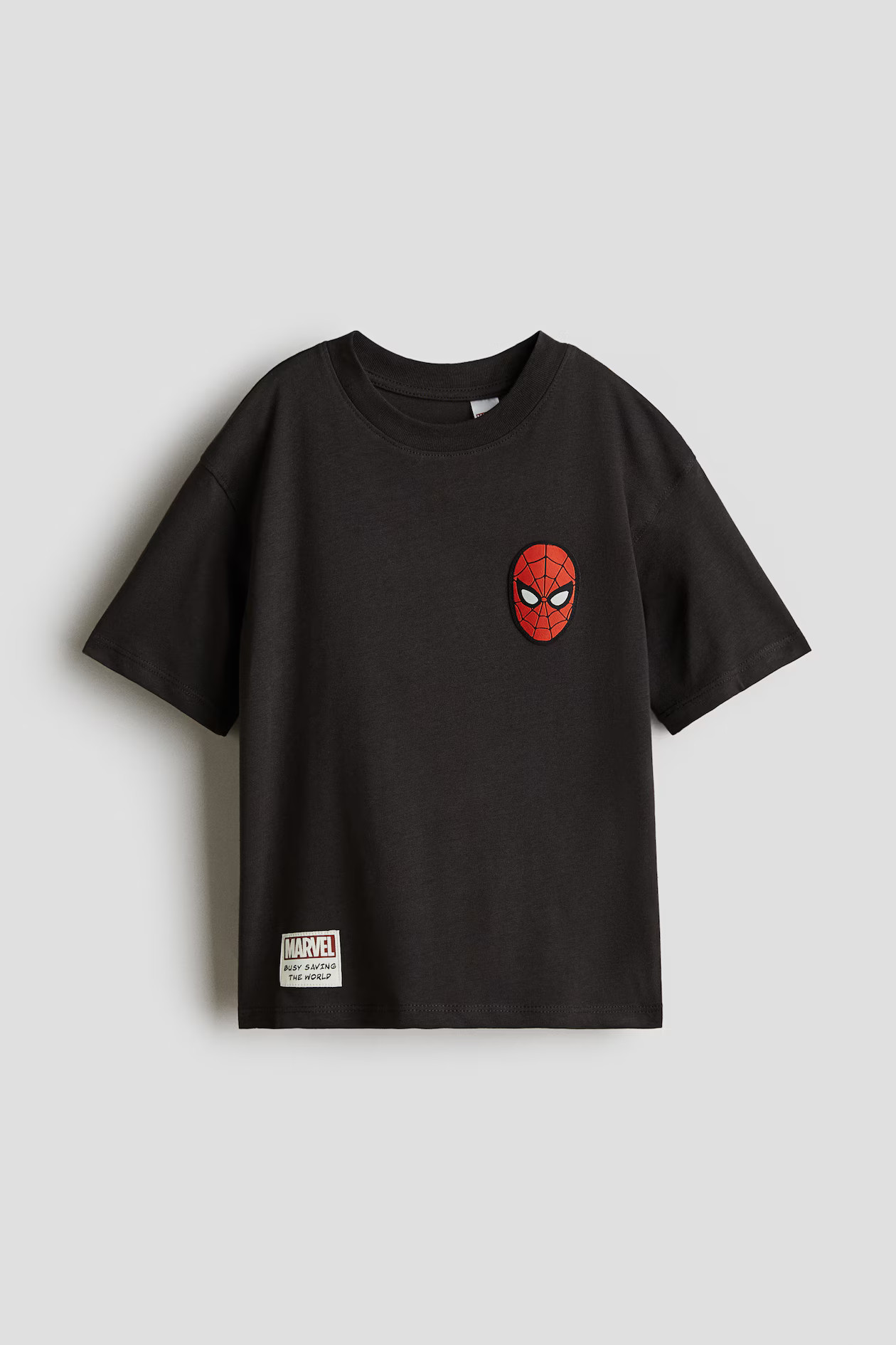Printed T-shirt - Dark gray/Spider-Man - Kids | H&M US | H&M (US + CA)