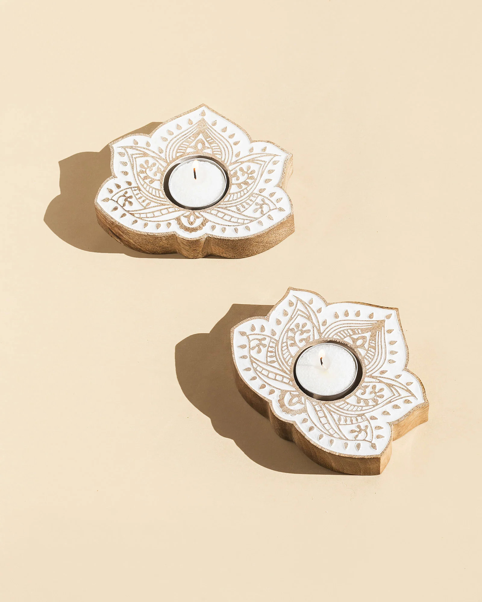 Lotus Tea Light Holder Set | Trades of Hope 