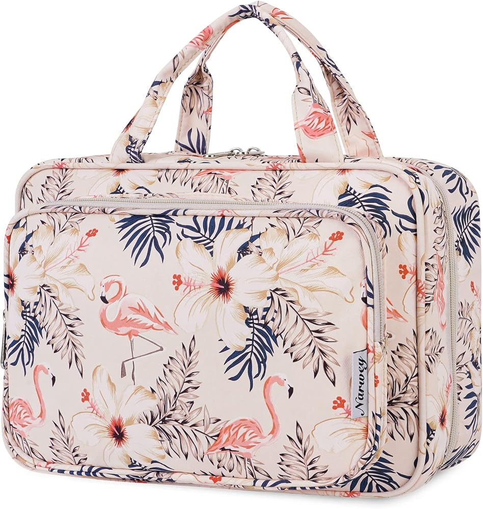 Narwey Hanging Travel Toiletry Bag for Women Wash Bag Cosmetics Makeup Bag Organizer for Travel S... | Amazon (UK)