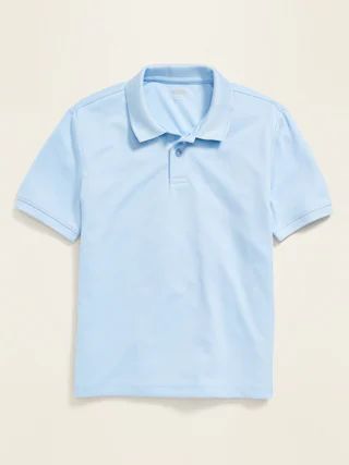 Moisture-Wicking School Uniform Polo Shirt for Boys | Old Navy (US)