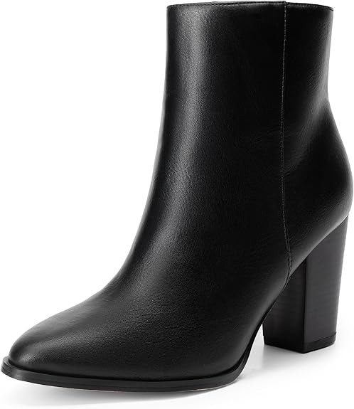 DREAM PAIRS Women's Ankle Boots Chunky Block Heel Booties | Amazon (US)