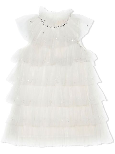 Tutu Du Monde sequin-detail tiered-tulle Dress - Farfetch | Farfetch Global