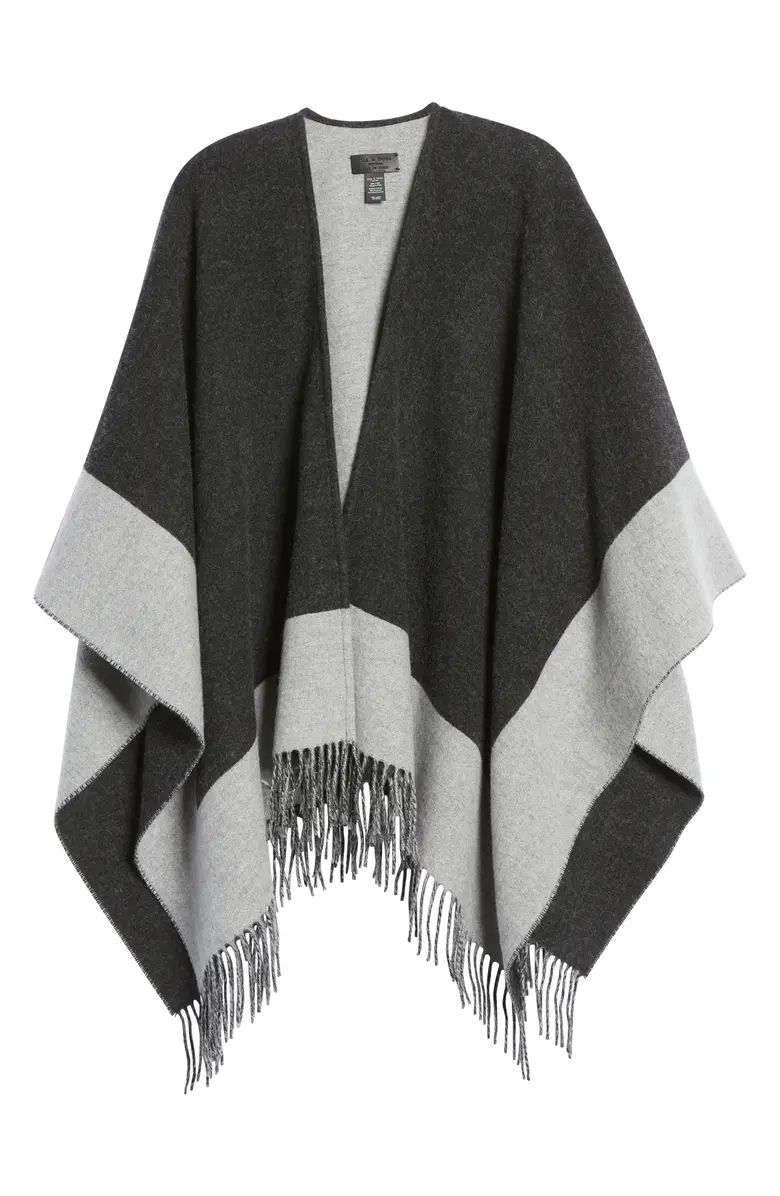 rag & bone Highlands Reversible Wool Blend Poncho | Nordstrom | Nordstrom