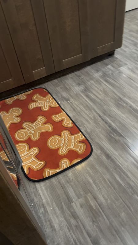 Gingerbread Rugs for kitchen, bathroom, doorways! Perfect for the holidays! 

#LTKSeasonal #LTKHoliday #LTKhome