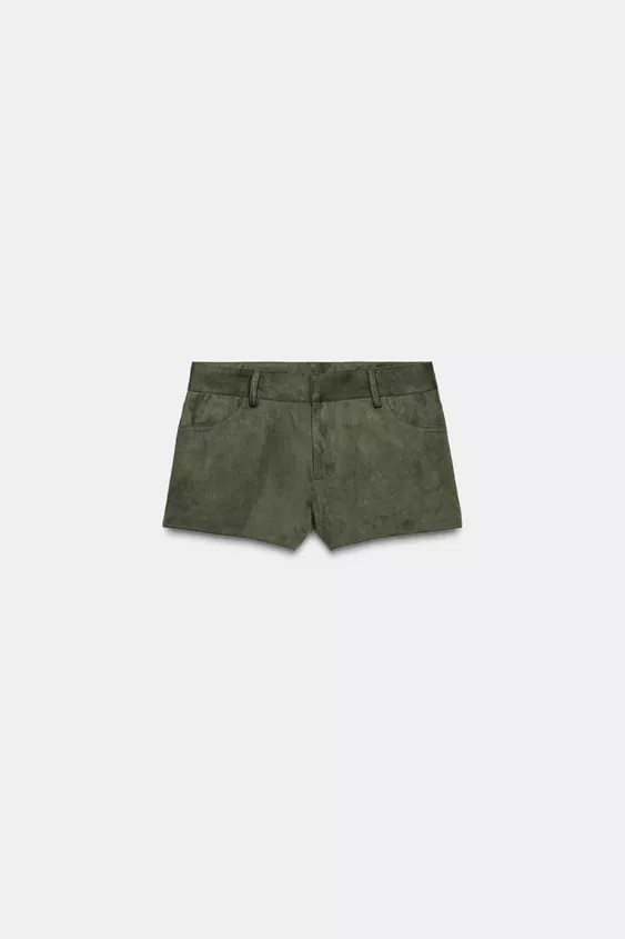FAUX SUEDE MINI SHORTS | Zara US