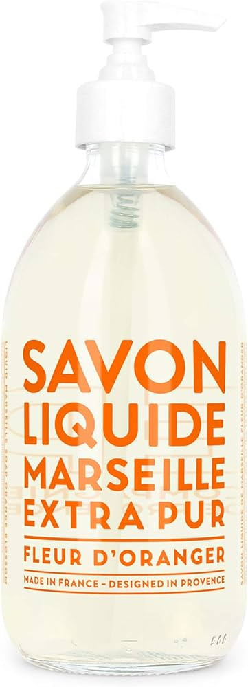 Compagnie de Provence Savon de Marseille Extra Pure Liquid Soap - Orange Blossom - 16.7 Fl Oz Gla... | Amazon (US)