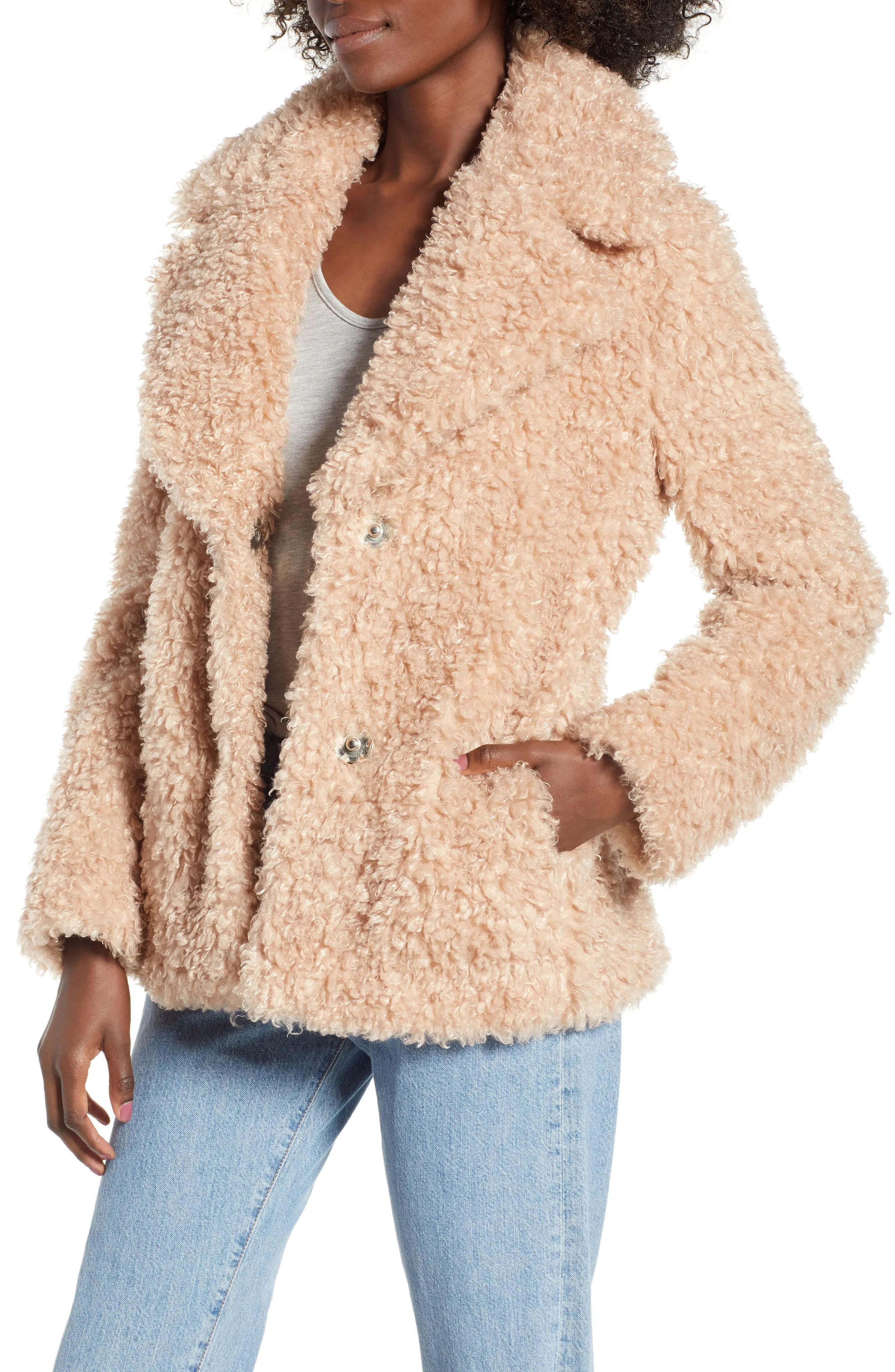 kensie Faux Fur Jacket | Nordstrom