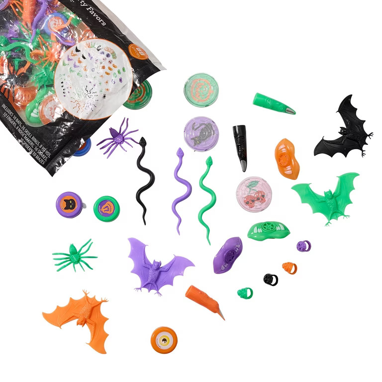 Assorted Party Favors, 88 Pieces, Halloween by Way To Celebrate | Walmart (US)
