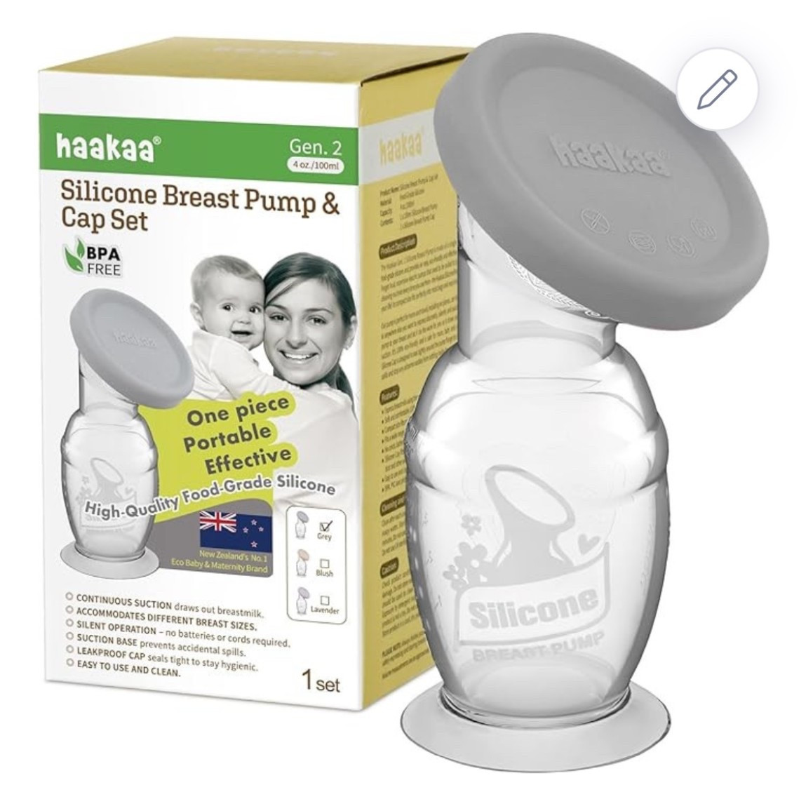 Prepping for breastfeeding & pumping 🤍 This Haakaa milk catcher is a must-have for effortless milk collection—already ready in my postpartum stash!

#LTKmomlife #LTKselfcare #LTKBaby