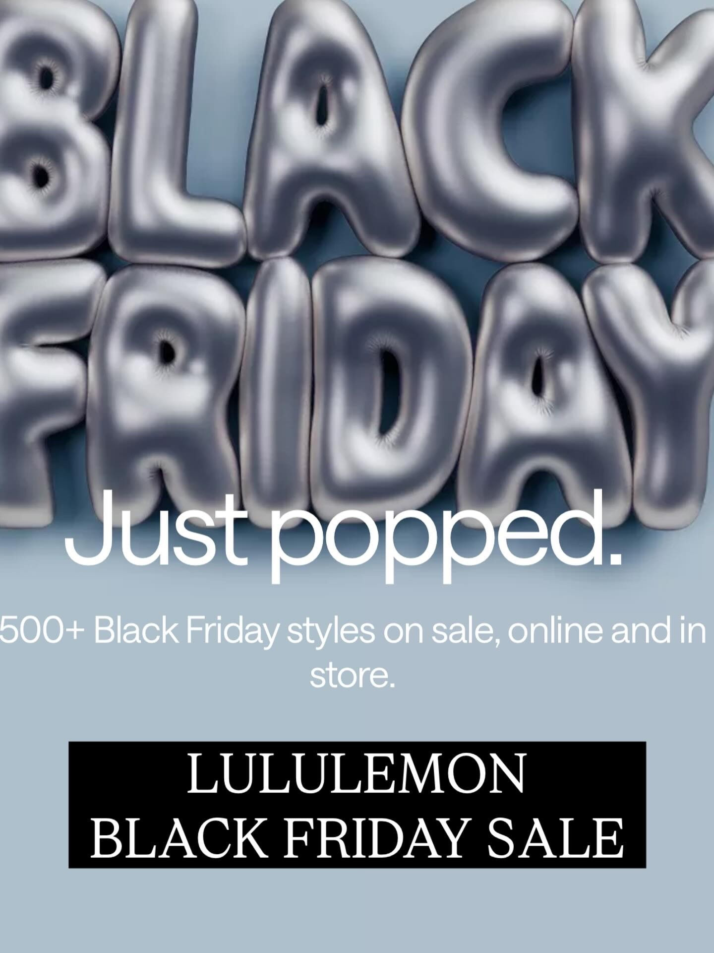 🖤 LULULEMON BLACK FRIDAY IS LIVE!
They never do deals like this — 500+ styles marked down and things are already flying.

Drop LULU below if you want the link + my top picks! 

#lululemon #lululemonhaul #blackfridaydeals #blackfriday #sale #ltkstyletip #ltksalealert