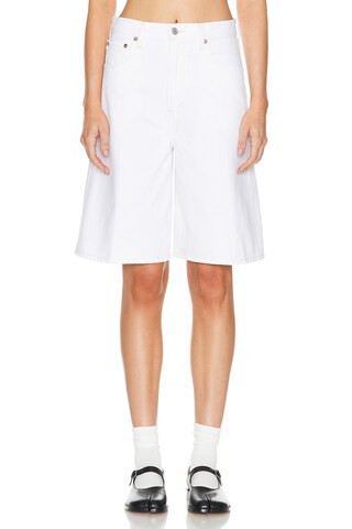 AGOLDE Nolan Short in White | FWRD 