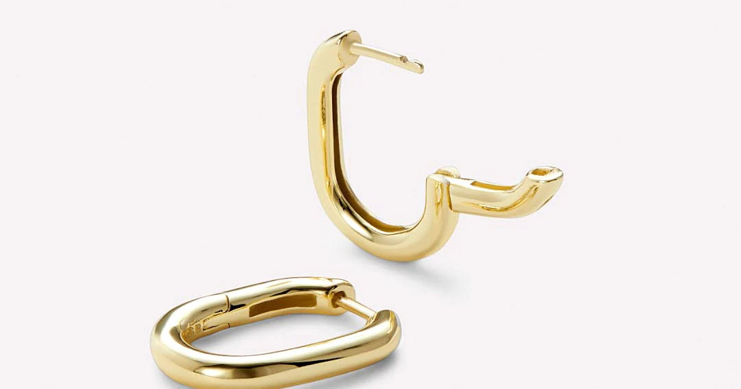 Gold Hoop Earrings - Rox Small | Ana Luisa