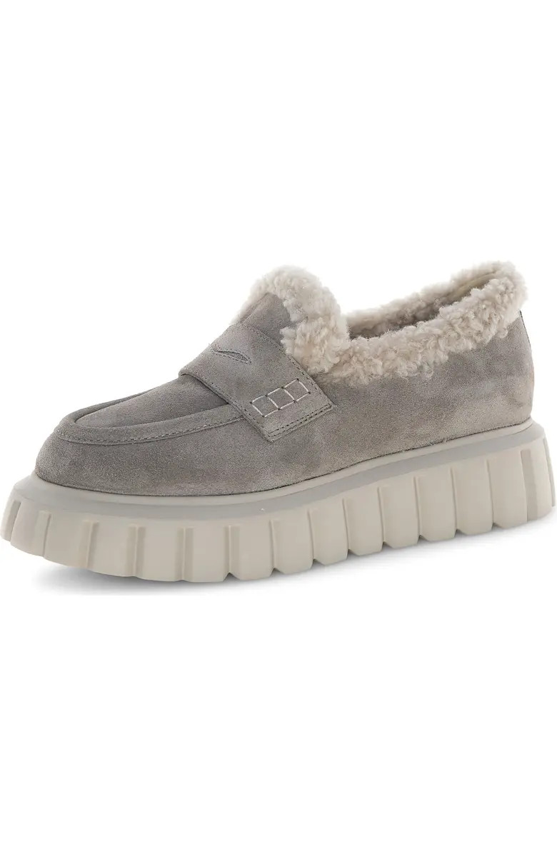 Grenelle Genuine Shearling Platform Loafer (Women) | Nordstrom