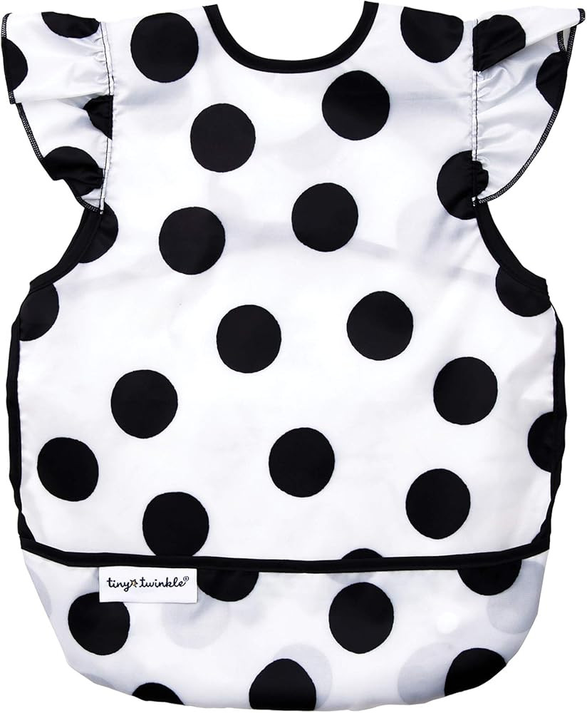 Tiny Twinkle Mess-Proof Apron Bib - Baby & Toddler Smock with Tug-Proof Closure - 6-24 Months | Amazon (US)
