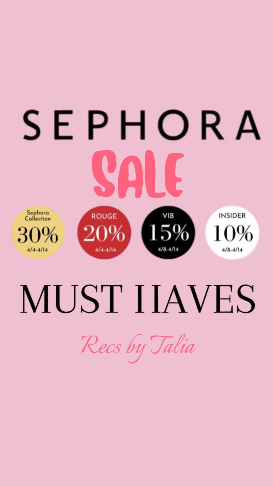 Sephora sale MUST HAVES!!!! 

#LTKBeauty #LTKWatchNow