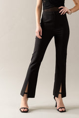 Odette Flared Trouser, Black | North & Main Clothing Company