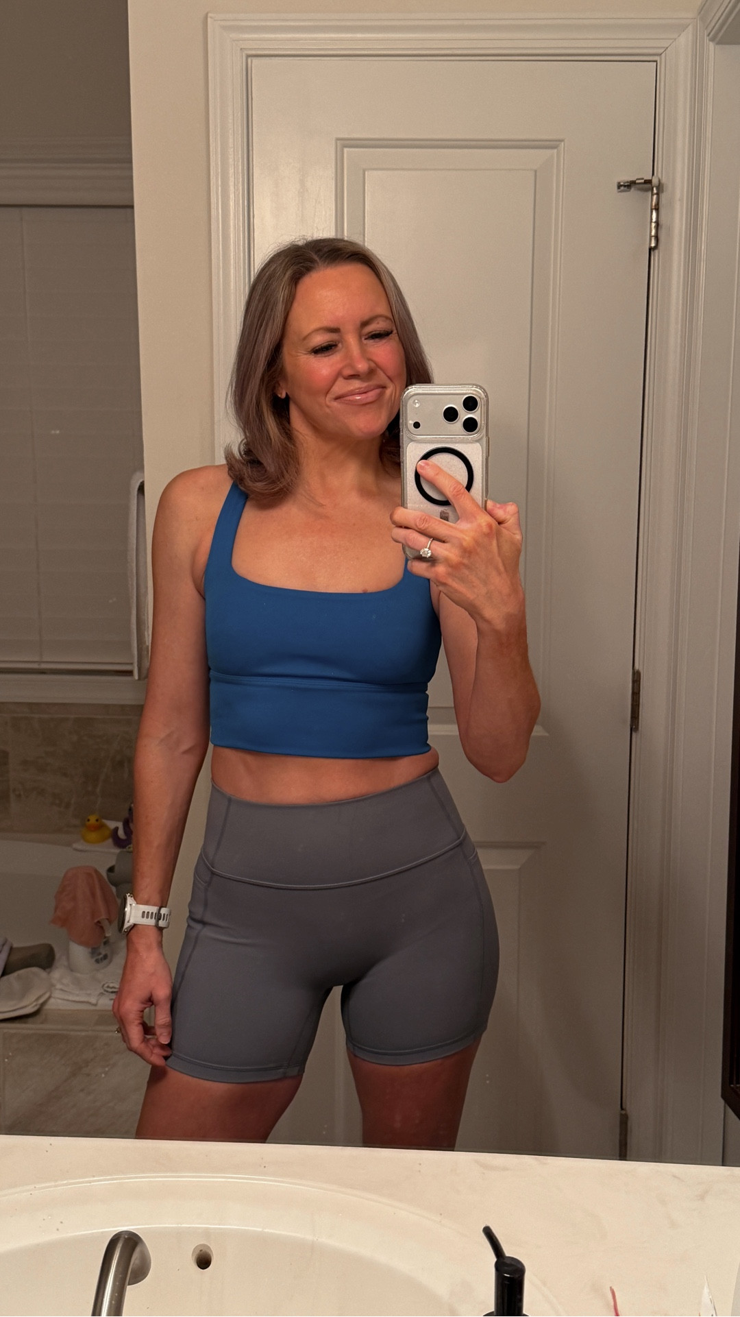 The quiet before the toddler wakes up = go time.
Quick bike, strength workout, then protein and creatine before the day starts.

Everything I’m using is linked ✨



#LTKActive #LTKOver40 #LTKmorningroutine