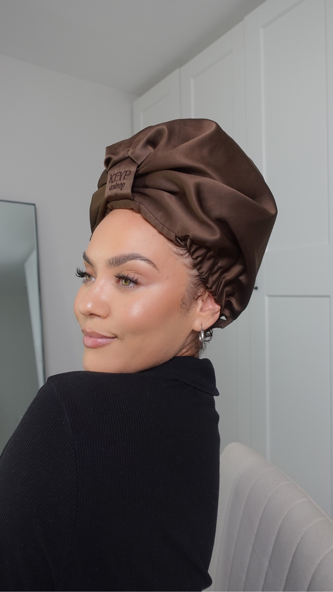 Finally a Bonnet that doesn’t come off! I have absolutely been loving the KEYP bonnet. It is perfect for protecting my natural curly hair at not. It’s comfortable and love the added eye mask.

#LTKgrwm #LTKselfcare #LTKdayinmylife