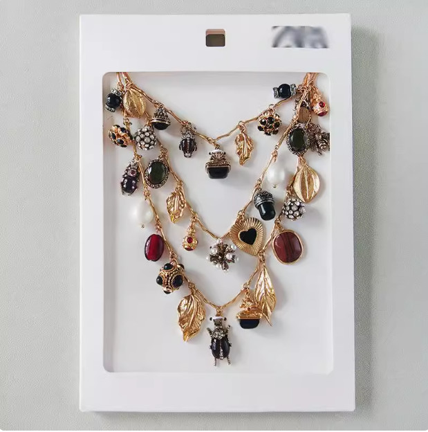 ZARA NEW WOMAN PACK OF 3 MULTI-CHARM NECKLACES GOLDEN  | eBay | eBay US