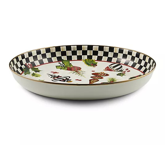 MacKenzie- Childs Deck the Halls Abundant Bowl - QVC.com | QVC