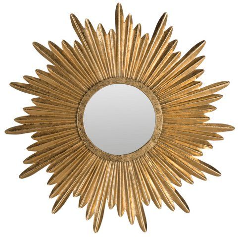 Sunburst Mirror, Gold | One Kings Lane