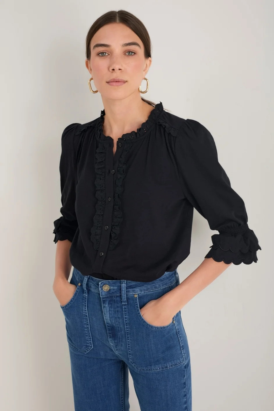Lydia Top - Black | WYSE London