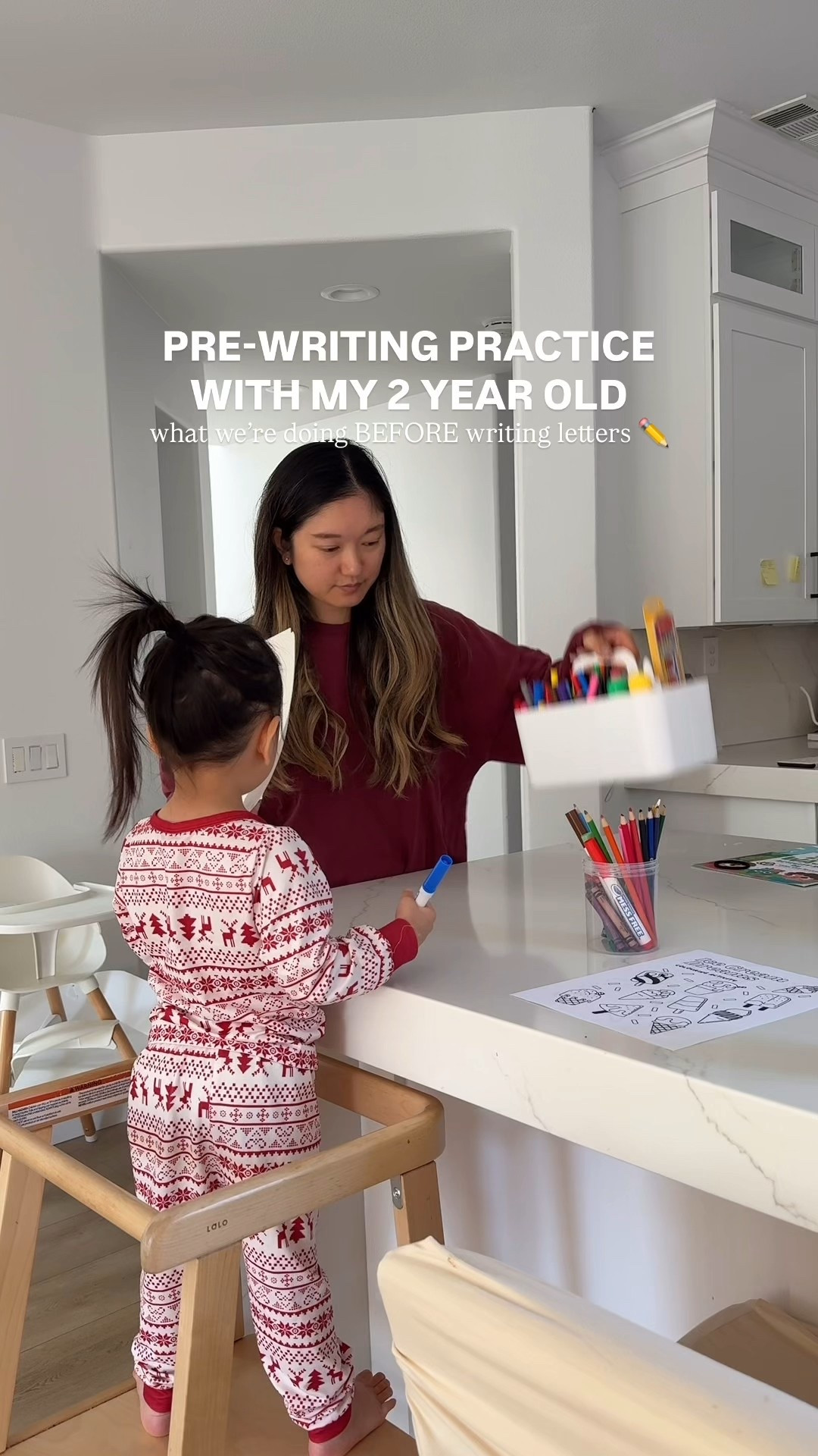 coloring and drawing practice with my two year old! #toddleractivities #toddlerlearning #motherhood #momlife #toddlermom 

#LTKBaby #LTKHome #LTKKids