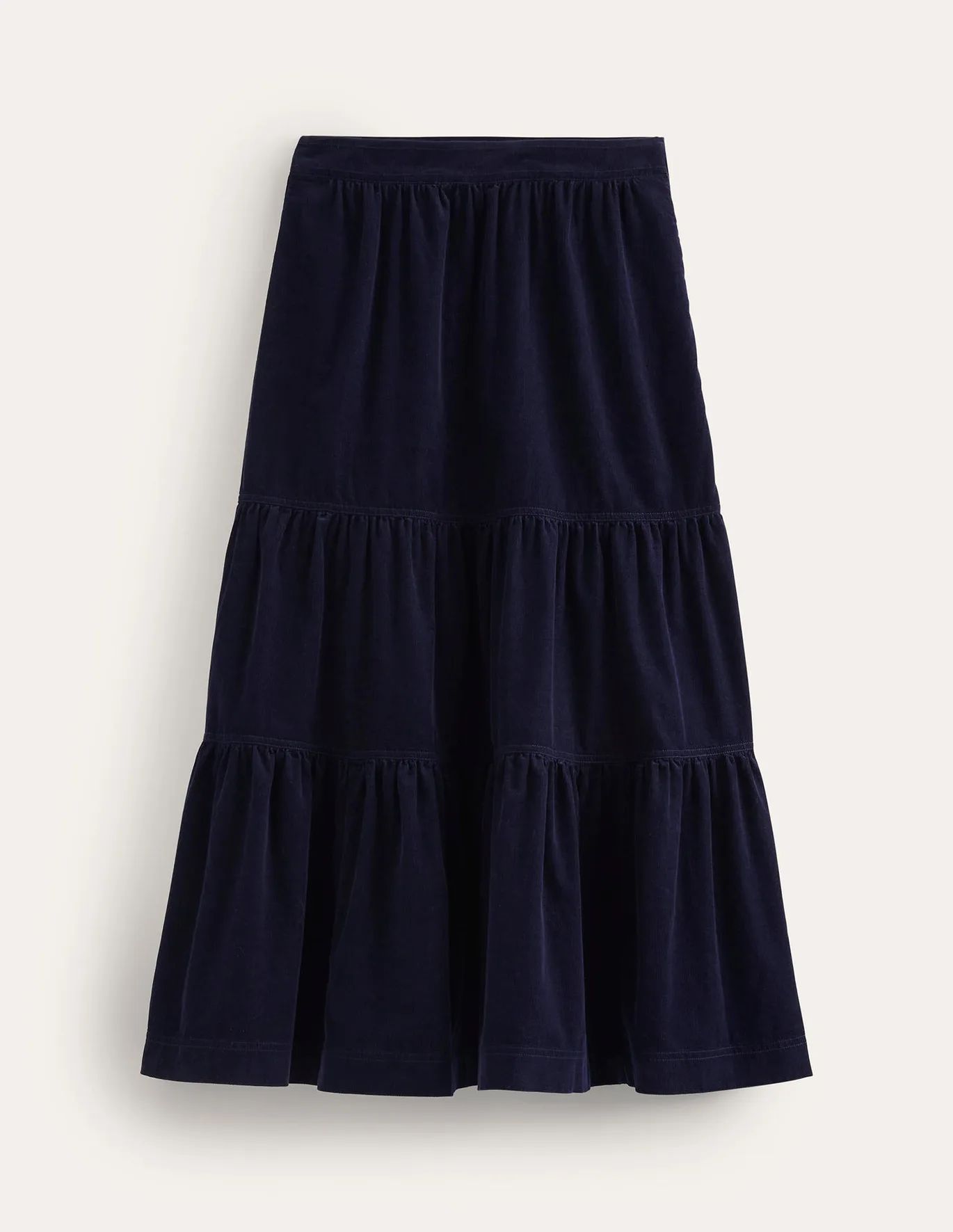 Viv Cord Tiered Maxi Skirt | Boden (US)