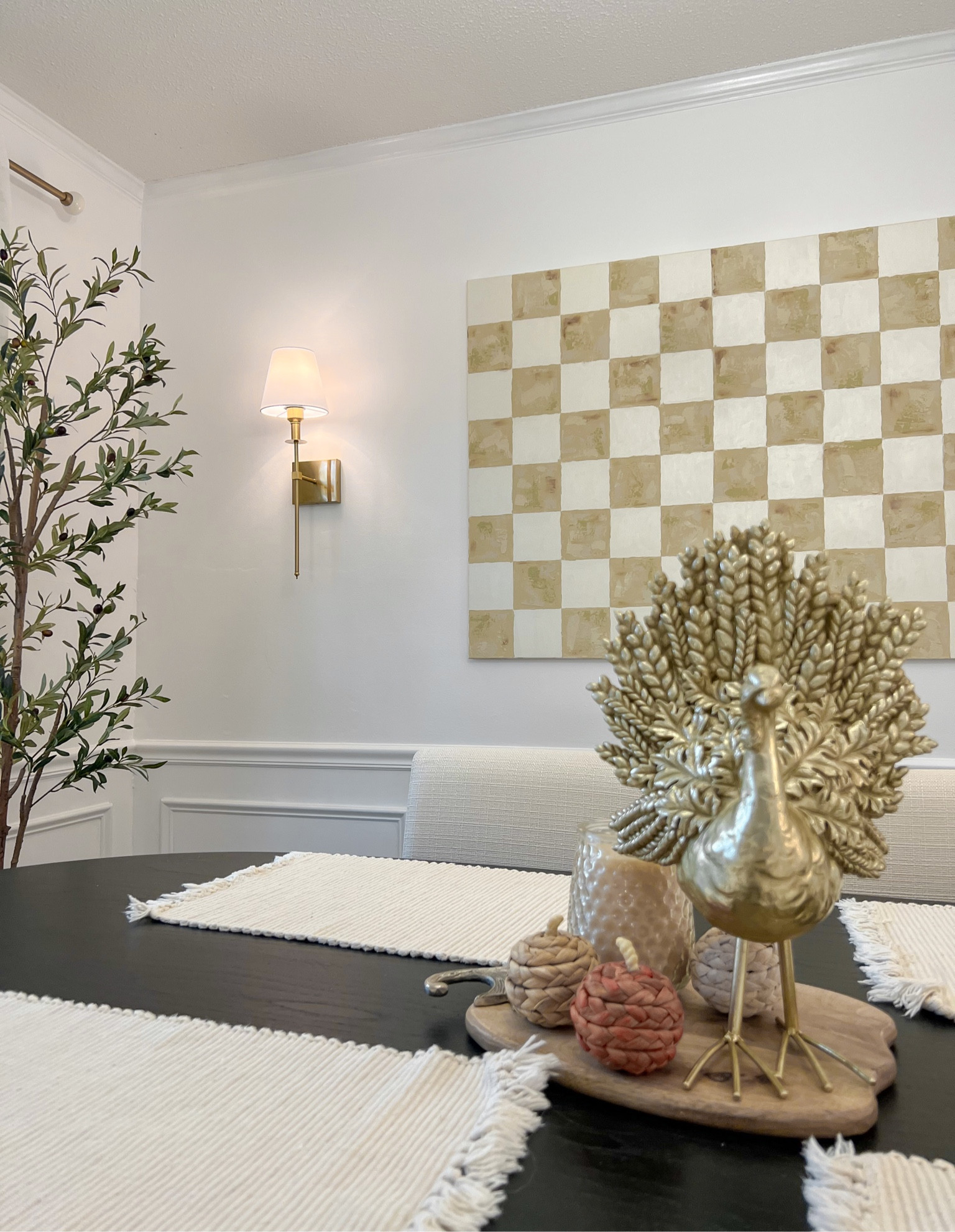 Gold rechargeable light sconces from Amazon! I have a set of 2 in my dining room and LOVE them. No electrical wiring needed, these lights are rechargeable and remote controlled. They have several light color settings and look so high quality! #lighting #wallsconces #amazonlightfixture #amazonsconces #amazonhomefind #diningroom #organicmodern #transitionaldesign

#LTKSeasonal #LTKhome #LTKHoliday